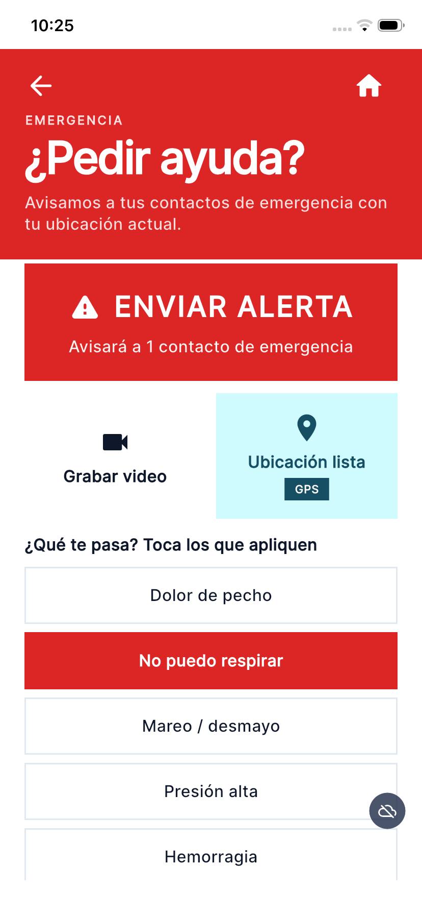 Vitalia — SOS emergencia